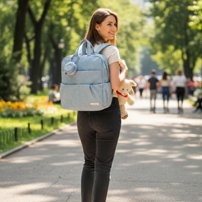 sac à dos à langer seul côté