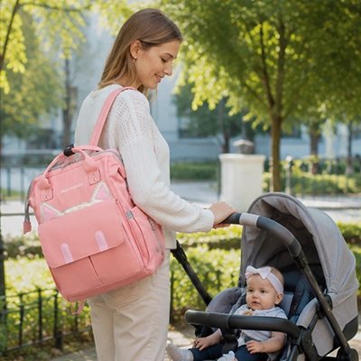 sac a dos bebe maman rose poussette