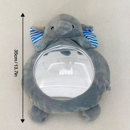 bébé et miroir éléphant