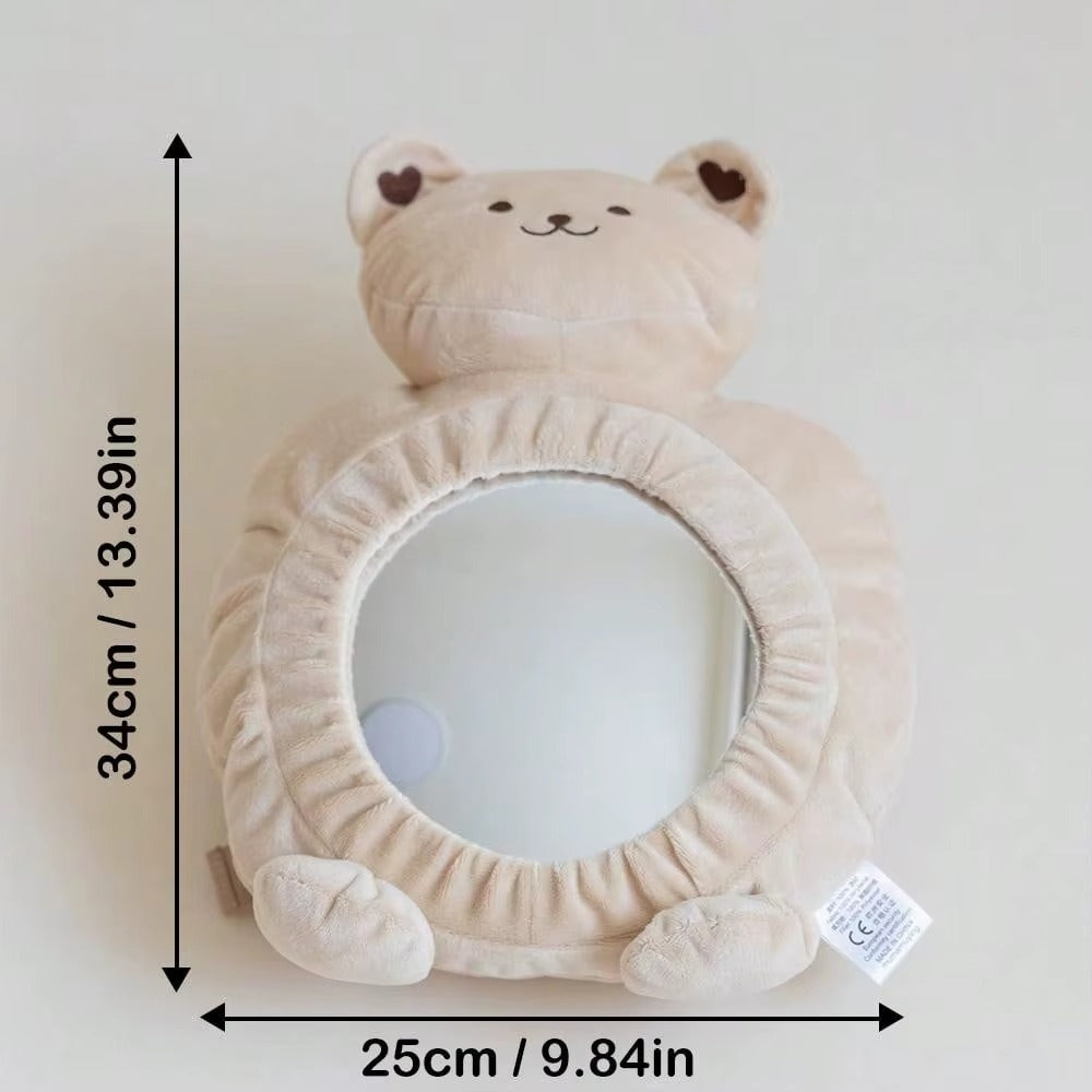 bébé et miroir ourson