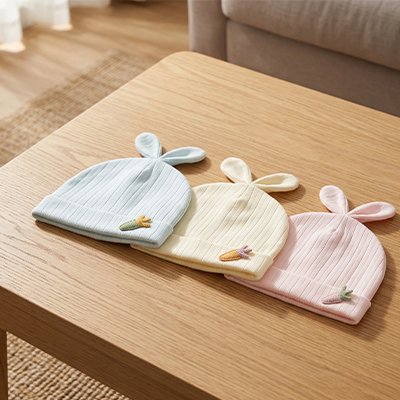 bonnet pour bebe table variante