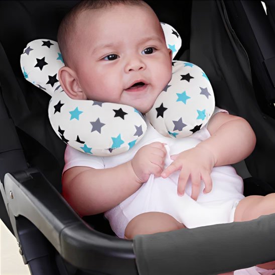 Cale tete bebe étoiles colorées