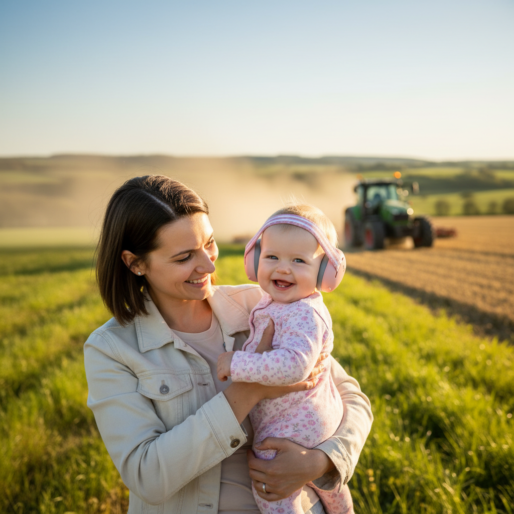 Casque anti bruit bébé | Douce protection
