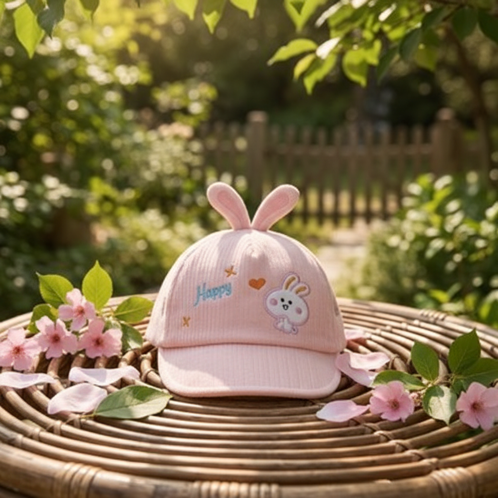 casquette bébé rose seul variante