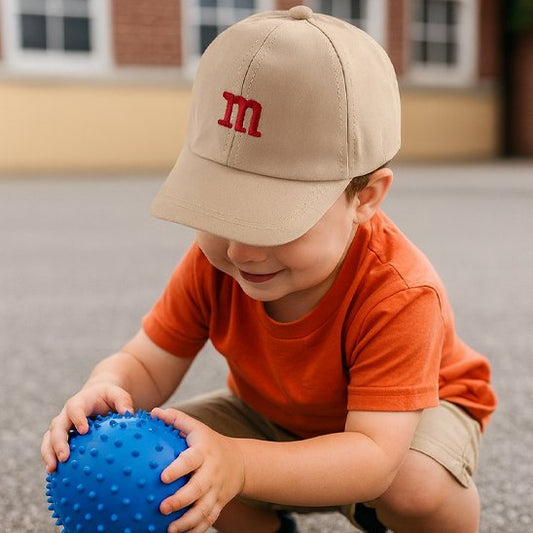 casquette pour bebe beige garçon ballon