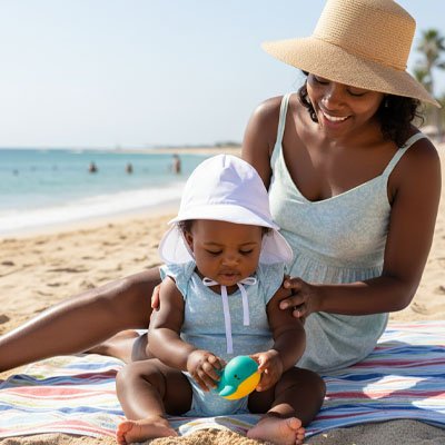 casquette pour bebe blanc maman baleine