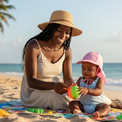 casquette pour bebe rose maman ballon