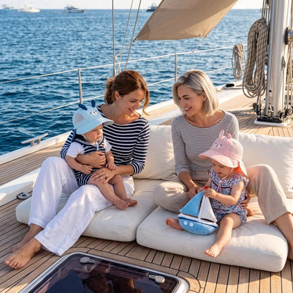 chapeau anti uv bébé variante bateau