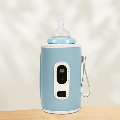 chauffe-biberon portable bleu variante