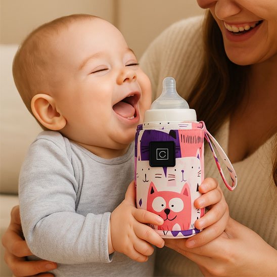 chauffe biberon portable​ rire avec maman