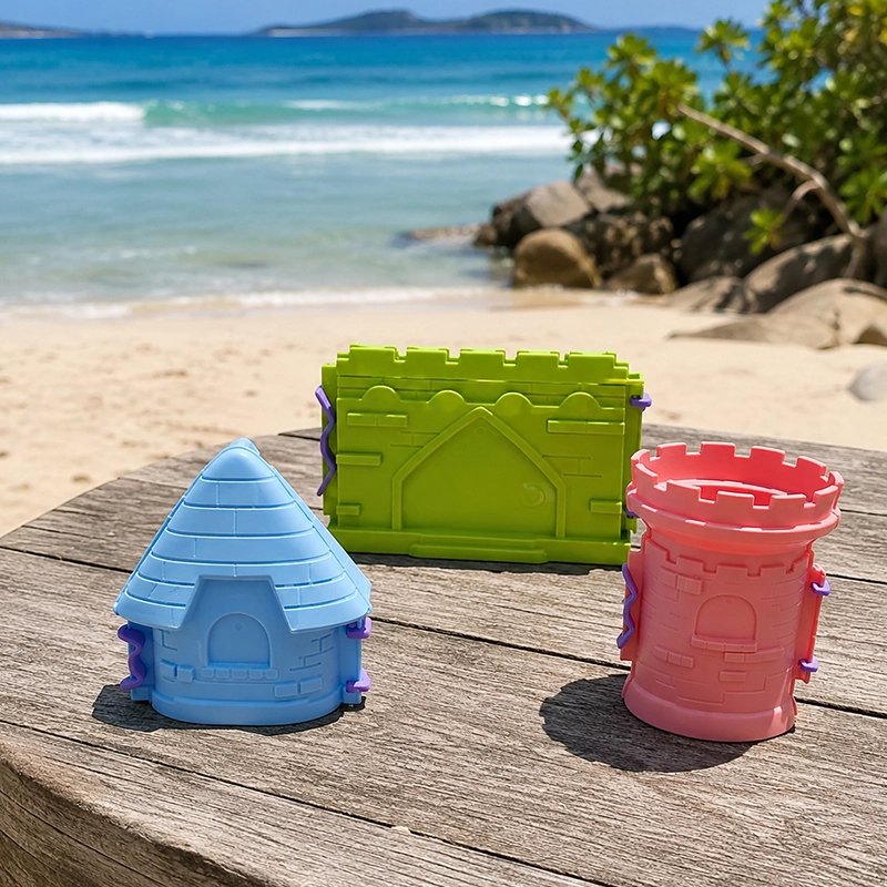 Jouet de plage table à la plage trois variantes de couleur