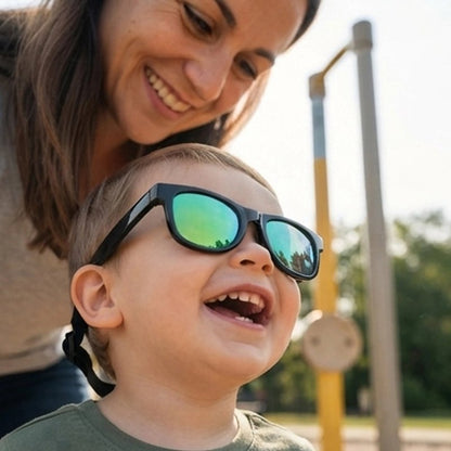 lunette pour bebe soleil​ vert parc maman