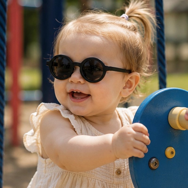 Lunette soleil pour bebe noir fille parc jeux