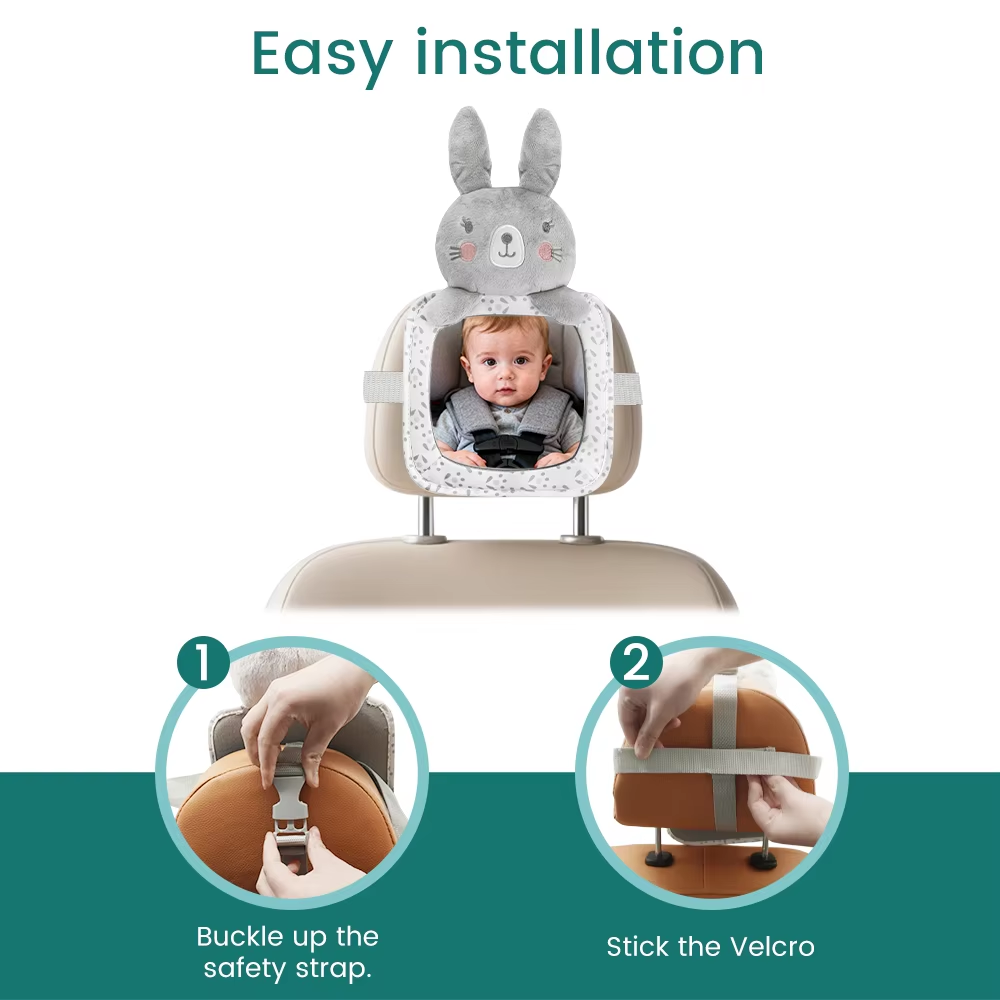 miroir bébé pour voiture appui-tête