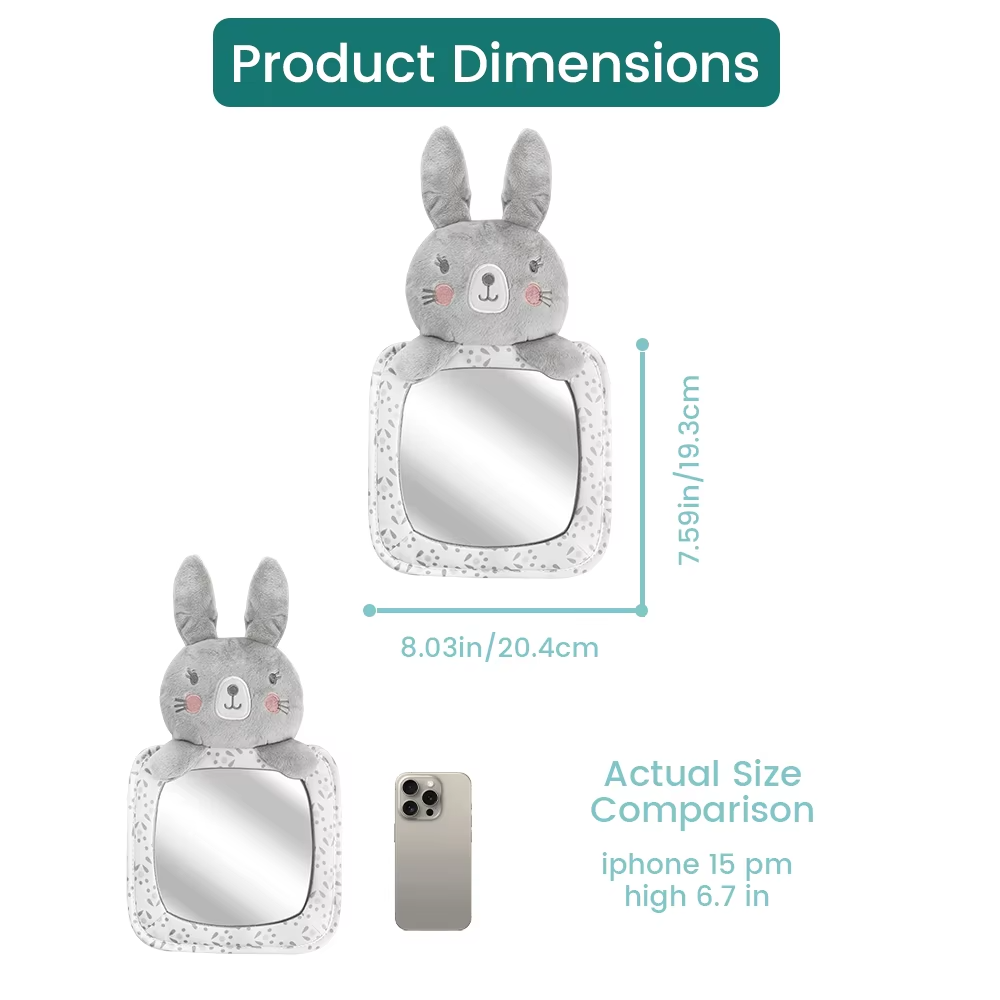 miroir bébé pour voiture dimensions