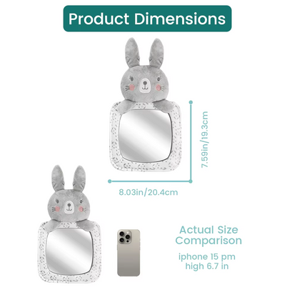 miroir bébé pour voiture dimensions