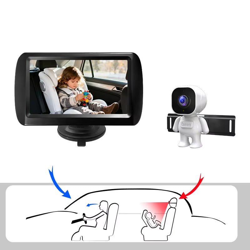 miroir bébé voiture caméra