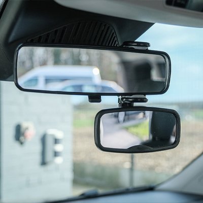 miroir bébé voiture vue avant