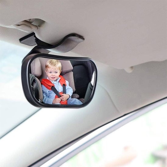 miroir pour bebe vêtement rouge