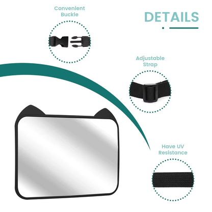 miroir pour bebe voiture attaches