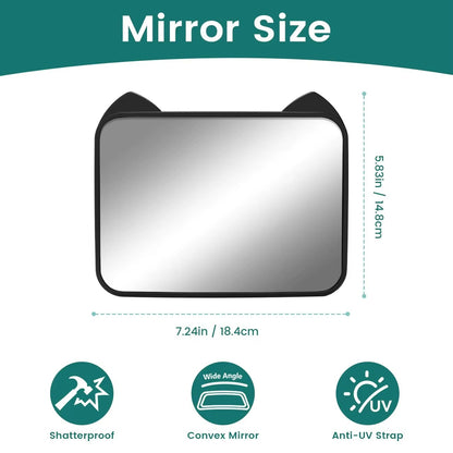 miroir pour bebe voiture dimensions