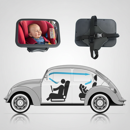 MIROIR POUR VOITURE BEBE / ORIENTABLE