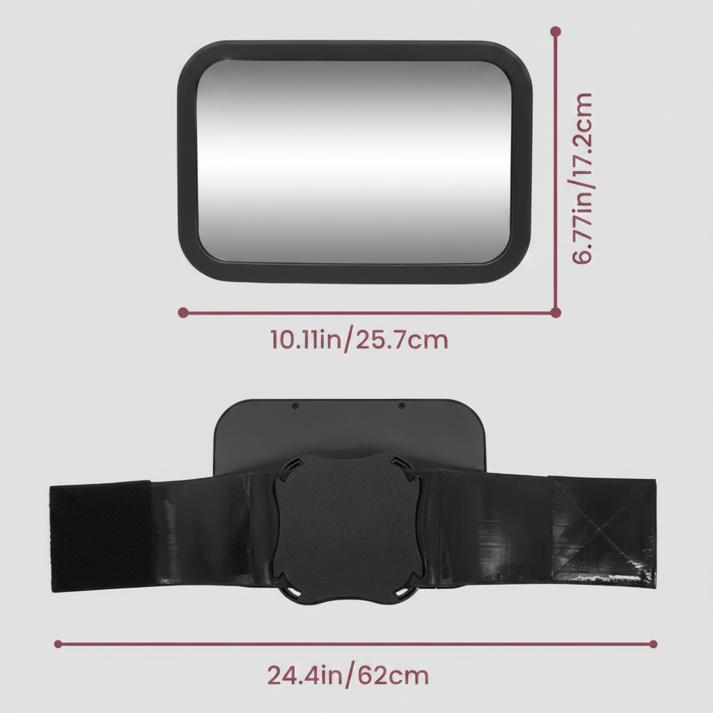miroir voiture bebe dimensions