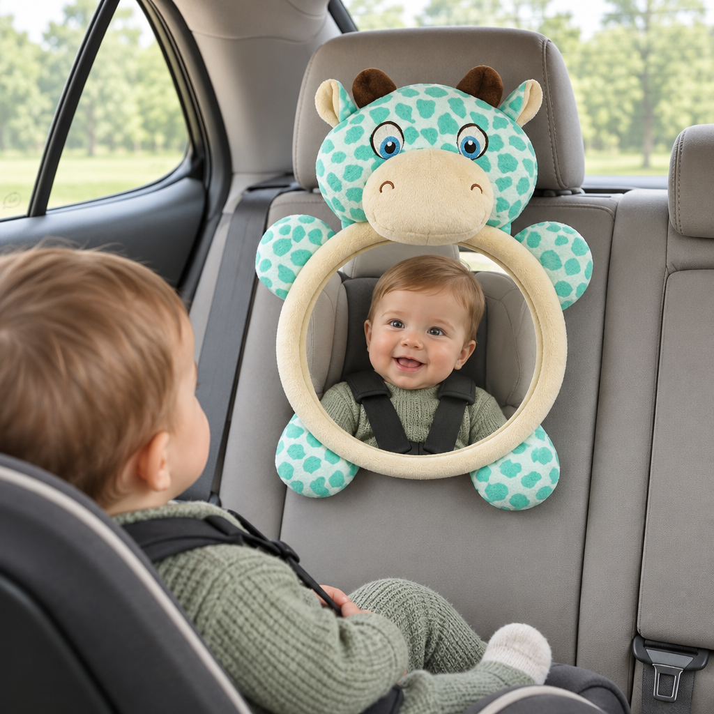 MIROIR VOITURE BEBE | PELUCHE
