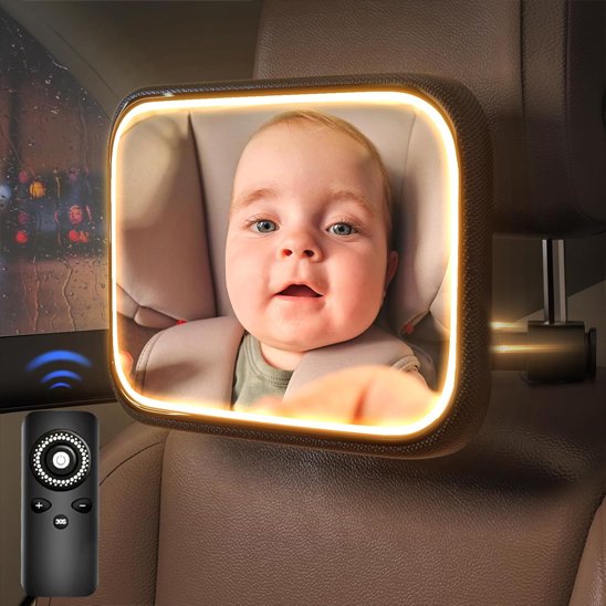 miroir voiture bebe visage devant