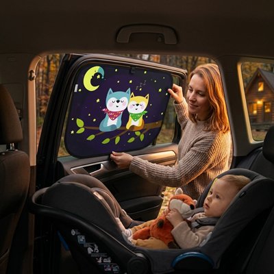 par soleil voiture la nuit