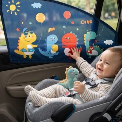 pare soleil bebe voiture côté droit