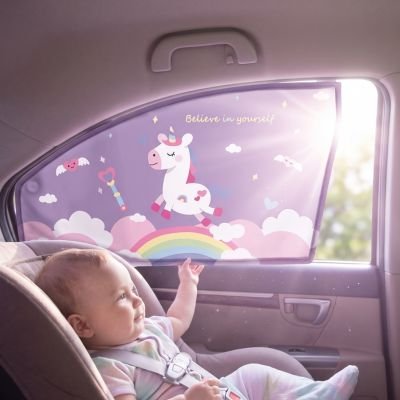 pare soleil pour voiture côté gauche avec soleil