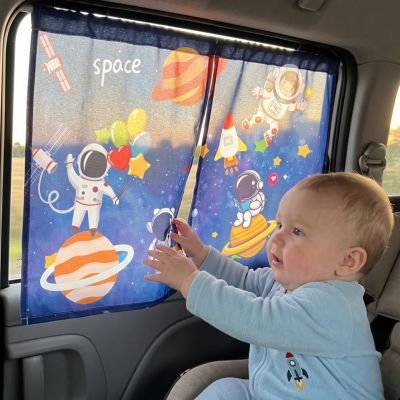 pare soleil pour voiture rideau ouvert