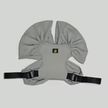 portage bebe echarpe gris pâle variante