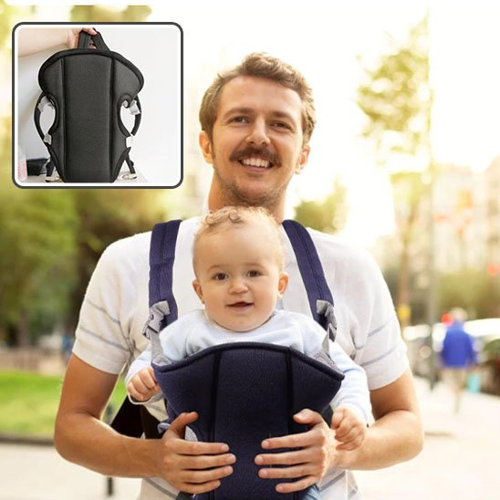 porte bebe bleu papa