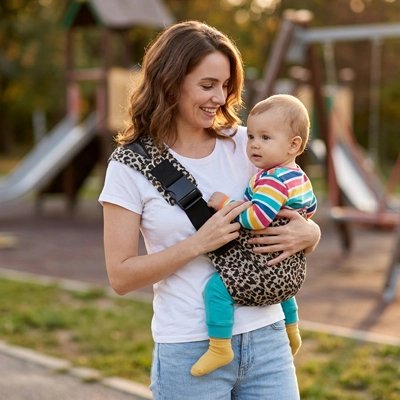 porte bébé chandail rayé