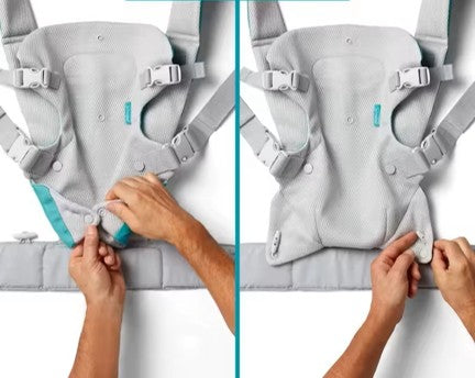 porte bebe ergonomique attache