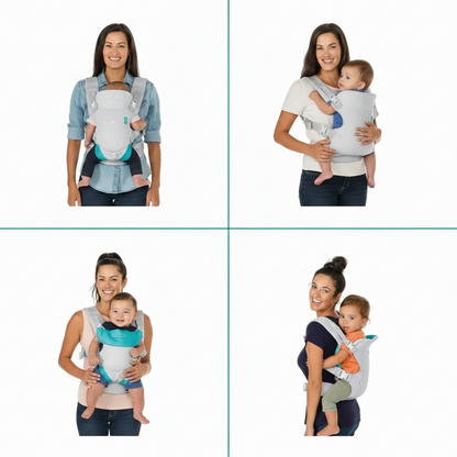 porte bebe ergonomique positions