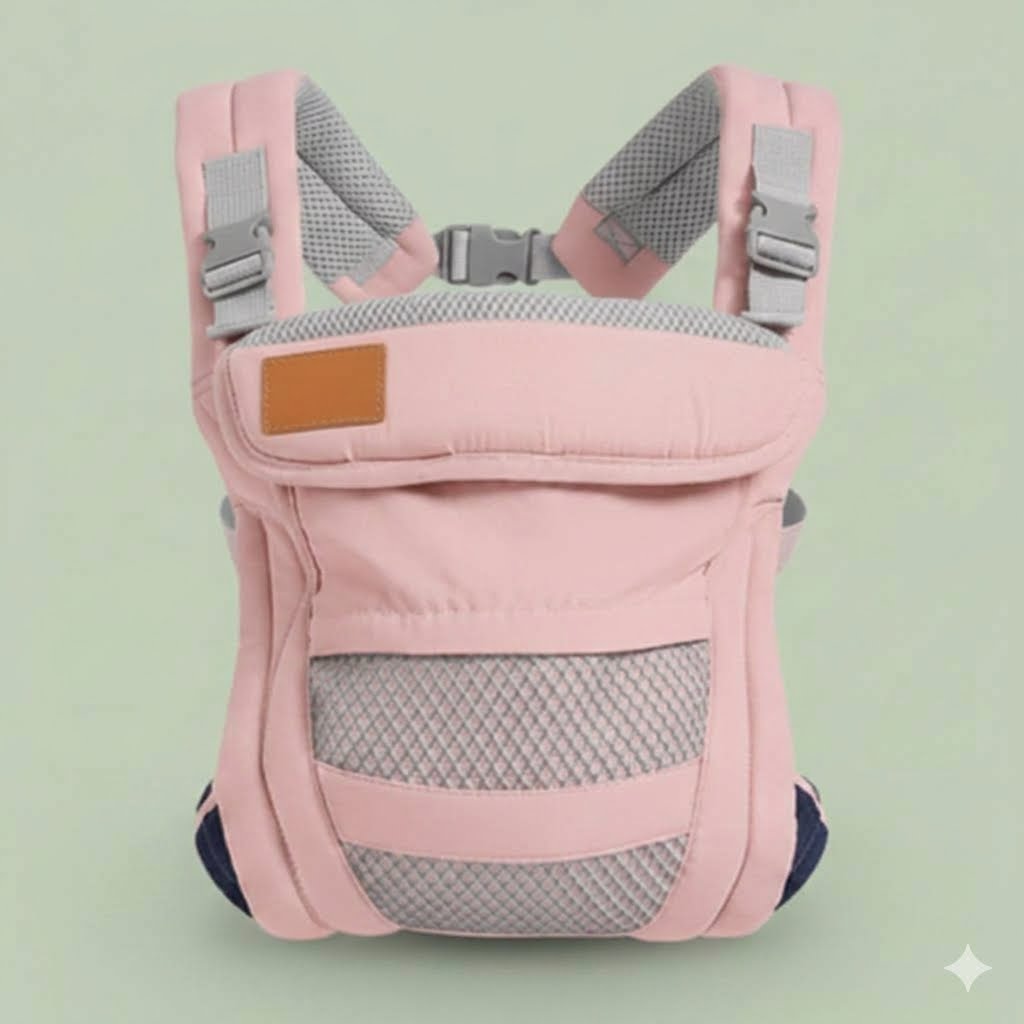porte bebe ergonomique rose