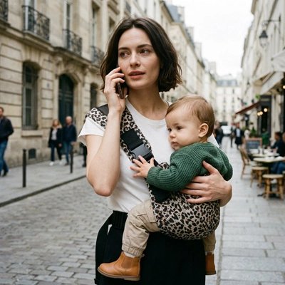 porte bébé la rue