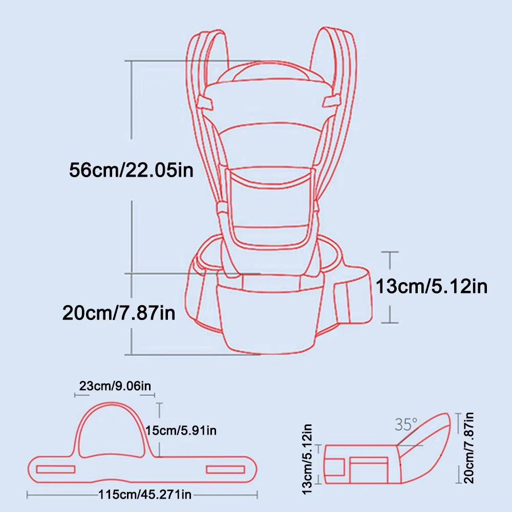 porte-bébé nouveau-né dimensions
