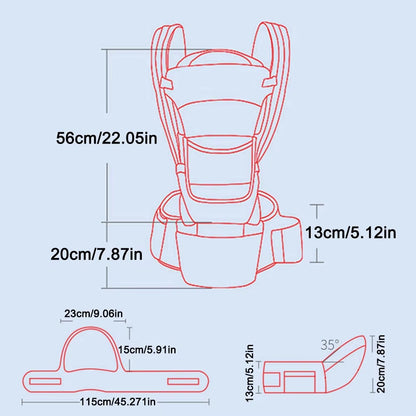 porte-bébé nouveau-né dimensions
