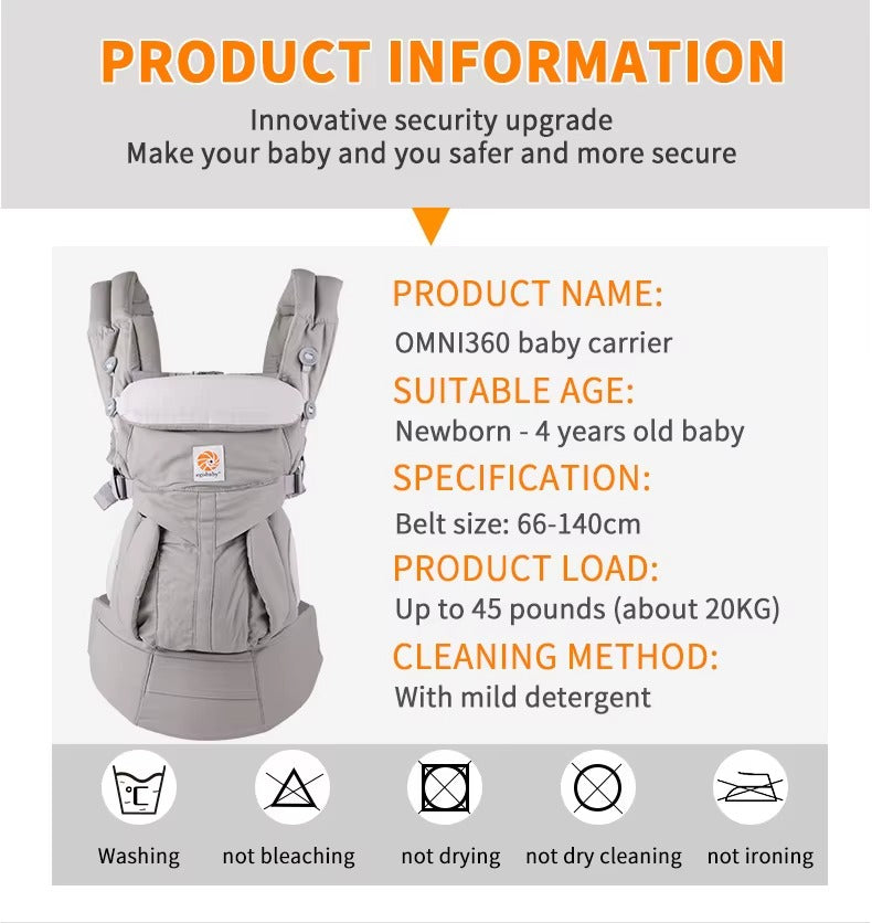 porte-bébé nouveau-né infos lavage