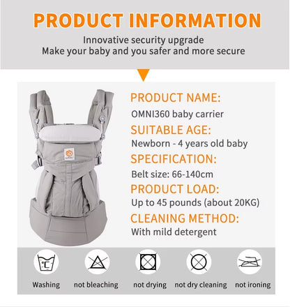 porte-bébé nouveau-né infos lavage