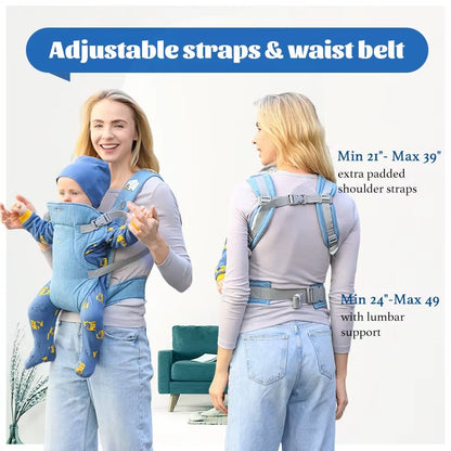 porte-bébé physiologique devant derrière