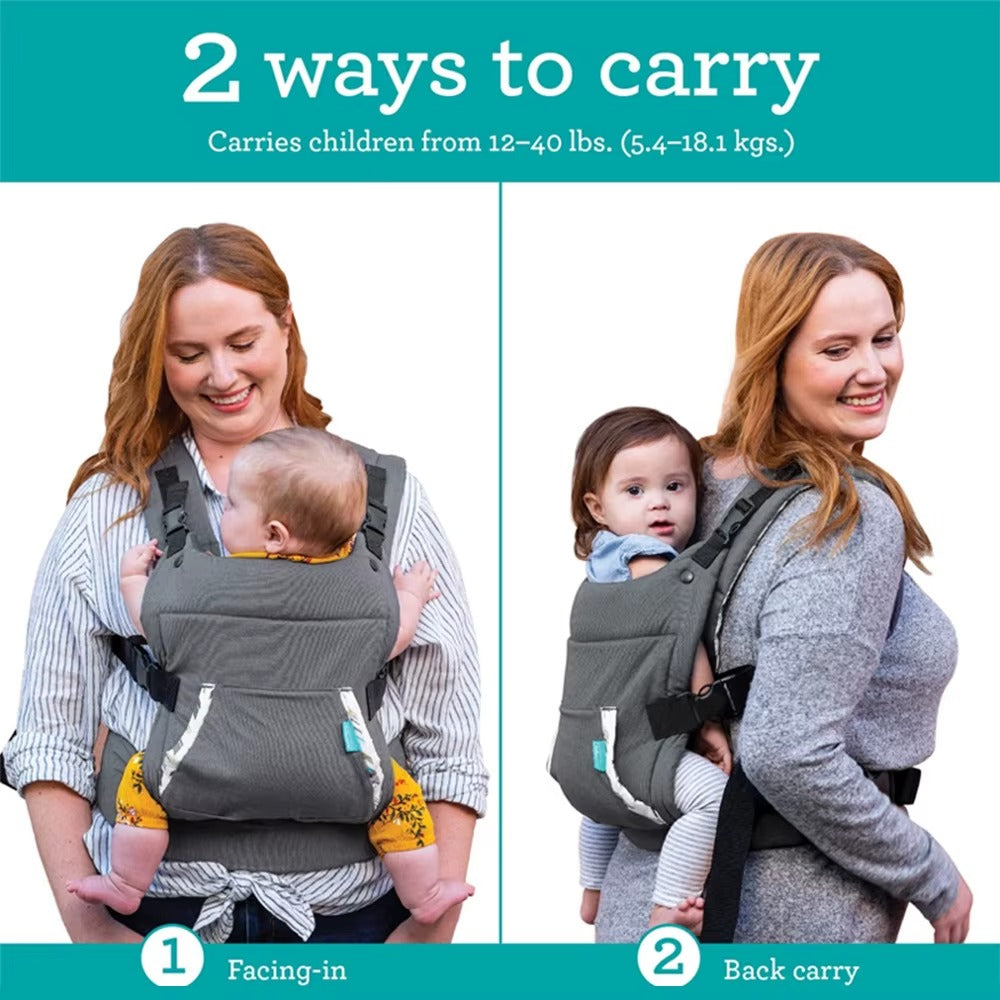 porte-bébé physiologique maman position