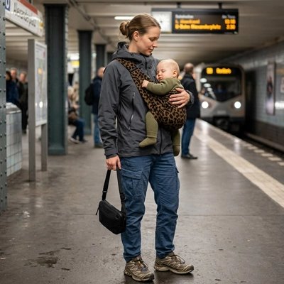 porte bebe physiologique métro