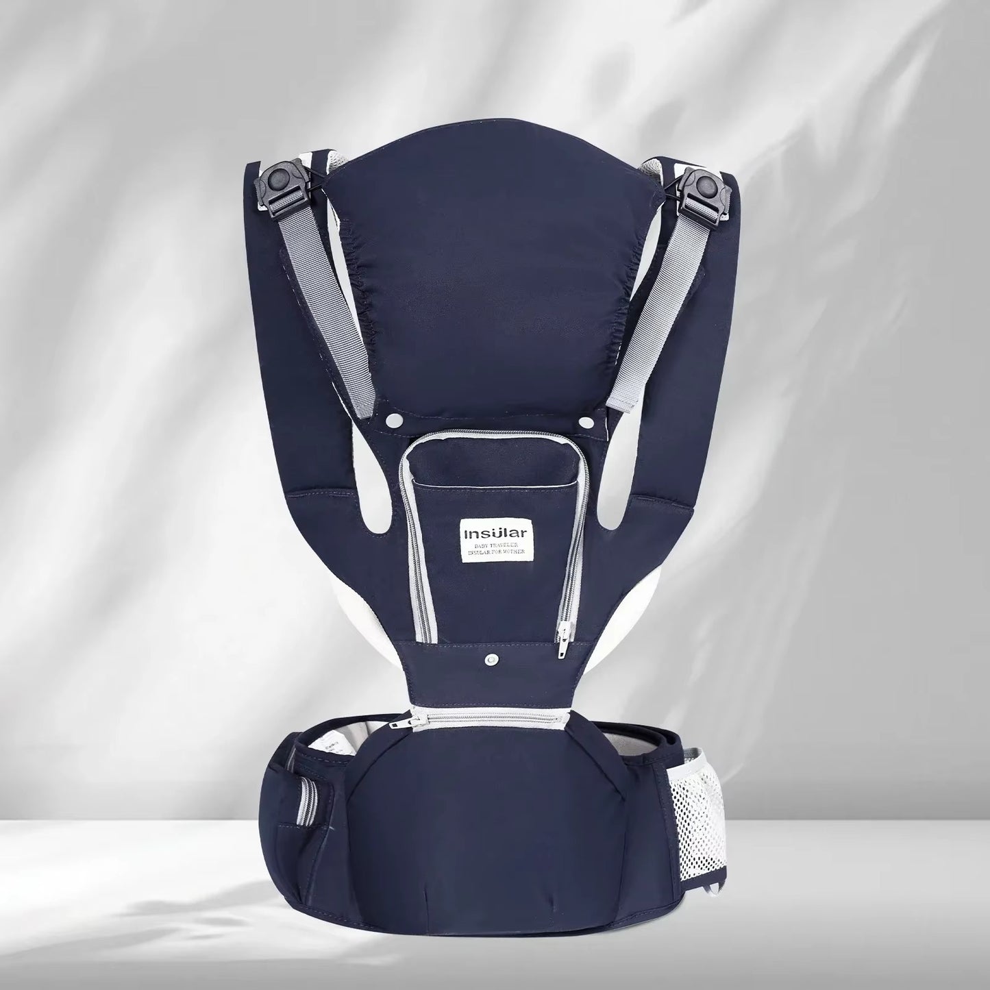 porte bébé physiologique navy blue