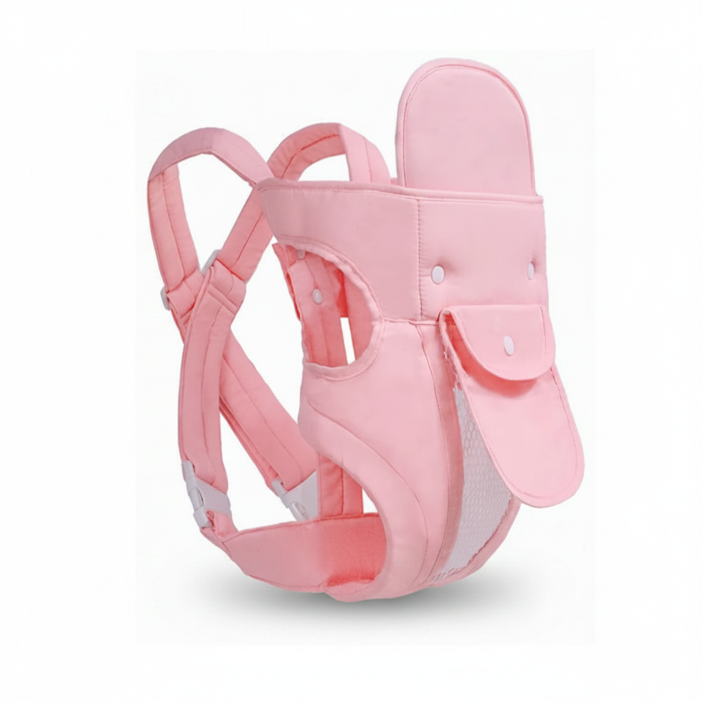 porte bebe physiologique rose