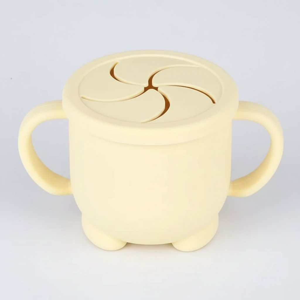 pot conservation bébé jaune